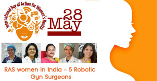RAS women in India - 5 Robotic GYN Surgeons